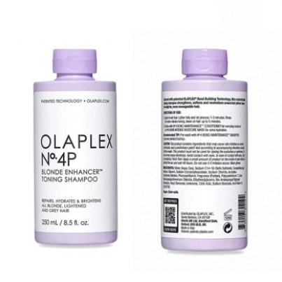 Olaplex No. 4P Blonde Enhancing Toning Shampoo, 8.5 Fl Oz